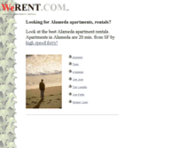 Tablet Screenshot of alamedaapartments.com